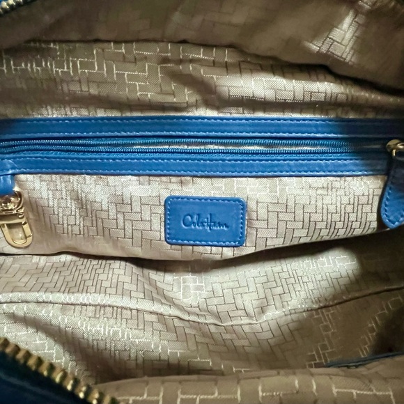 Cole Haan leather shoulder bag blue - Picture 11 of 13